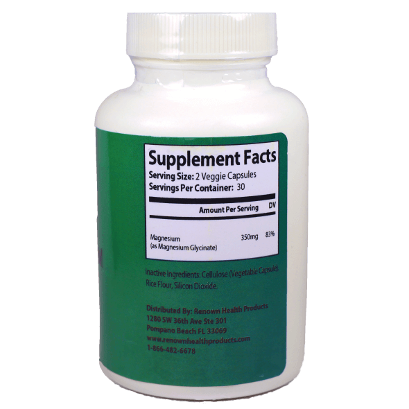 Magnesium Glycinate For Sleep and Anxiety | Renown Health Products